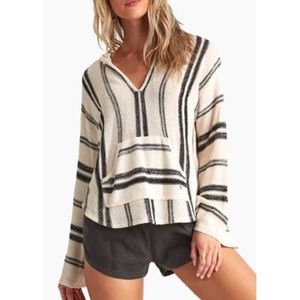 Billabong NWT Soft Striped Baja Hoodie Sweater